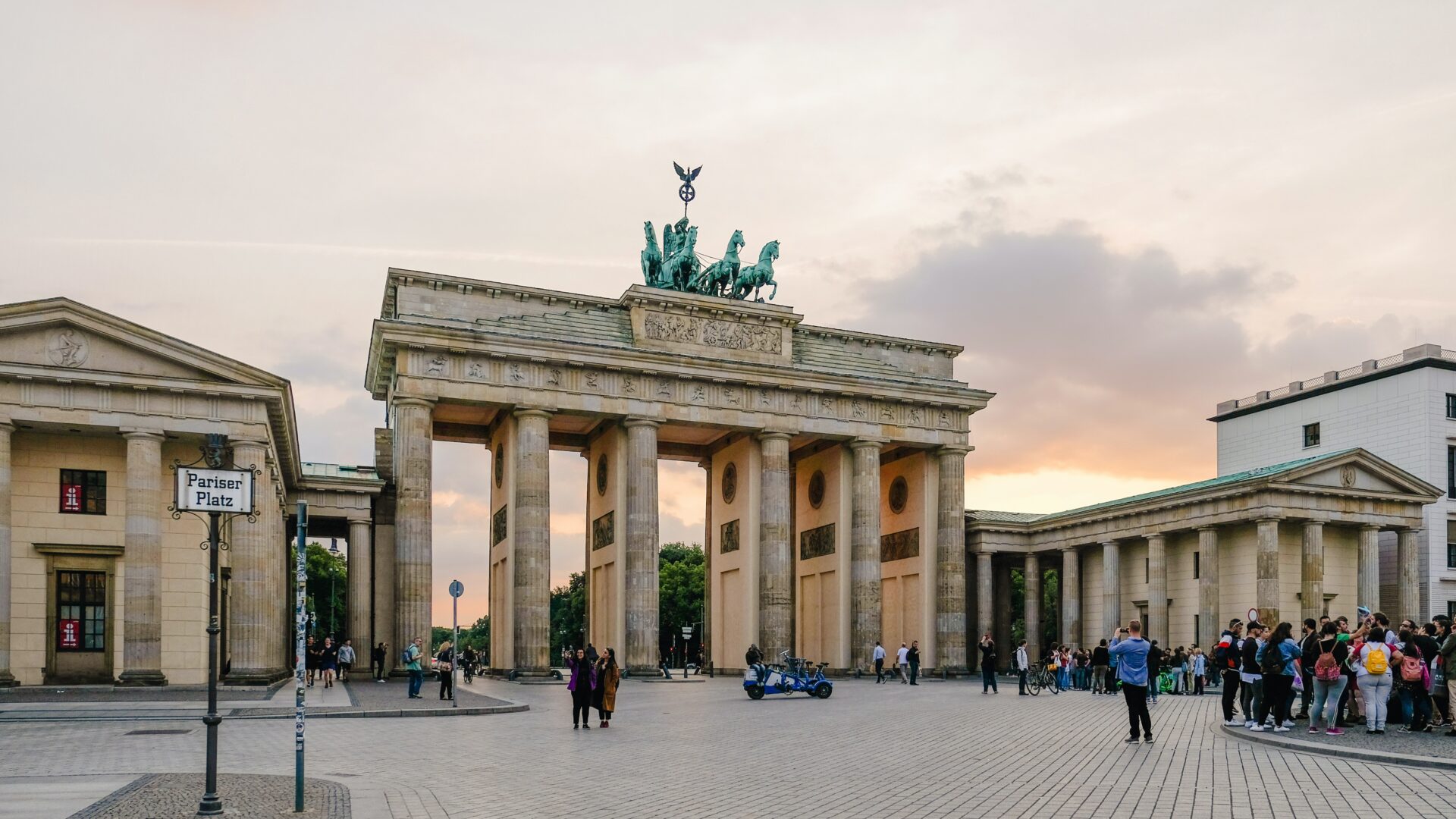 Pariser platz und Das Brandenburger To